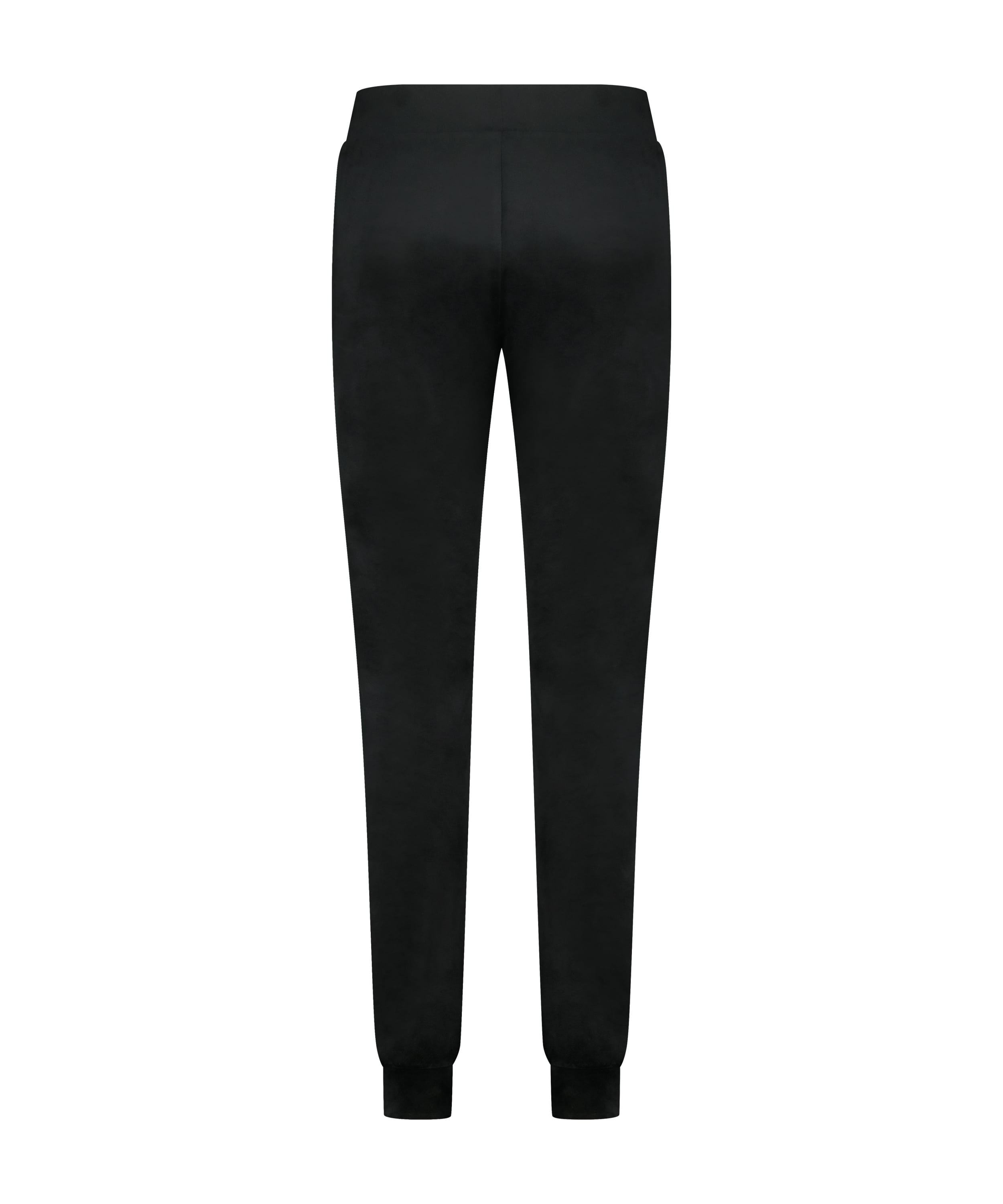 Velours Jogging Pants, Black, main