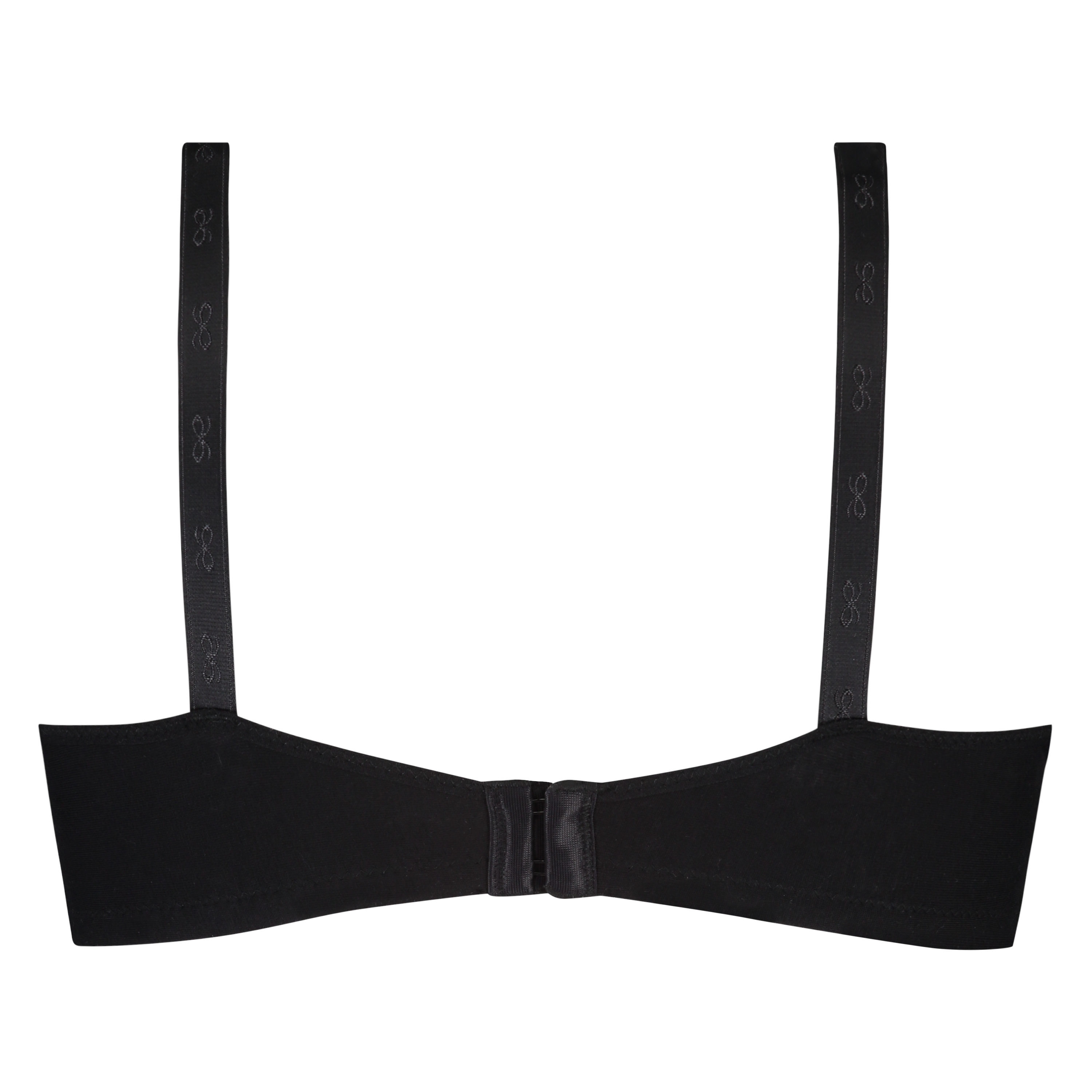 Non-Padded Nursing Bra, Black, main