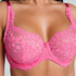 Daisy Non-Padded Underwired Bra, Pink