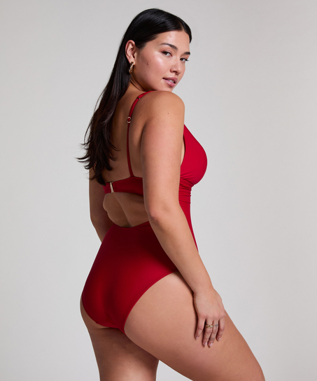 Luna Shaping Swimsuit, Red