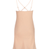 Satin button down slip dress, Pink