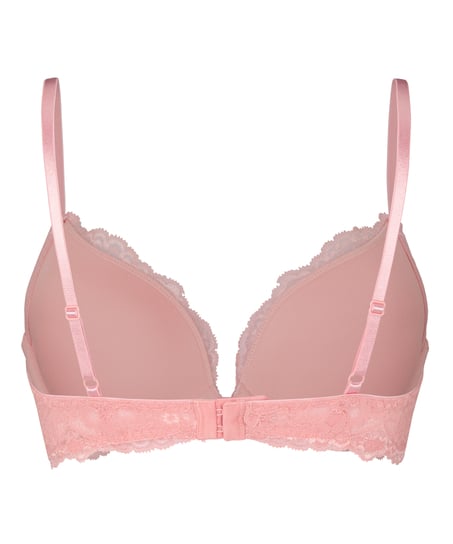 Marine Padded Push-Up Underwired Bra, Pink