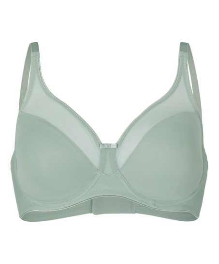 Nina Non-Padded Underwired Minimizer Bra, Green
