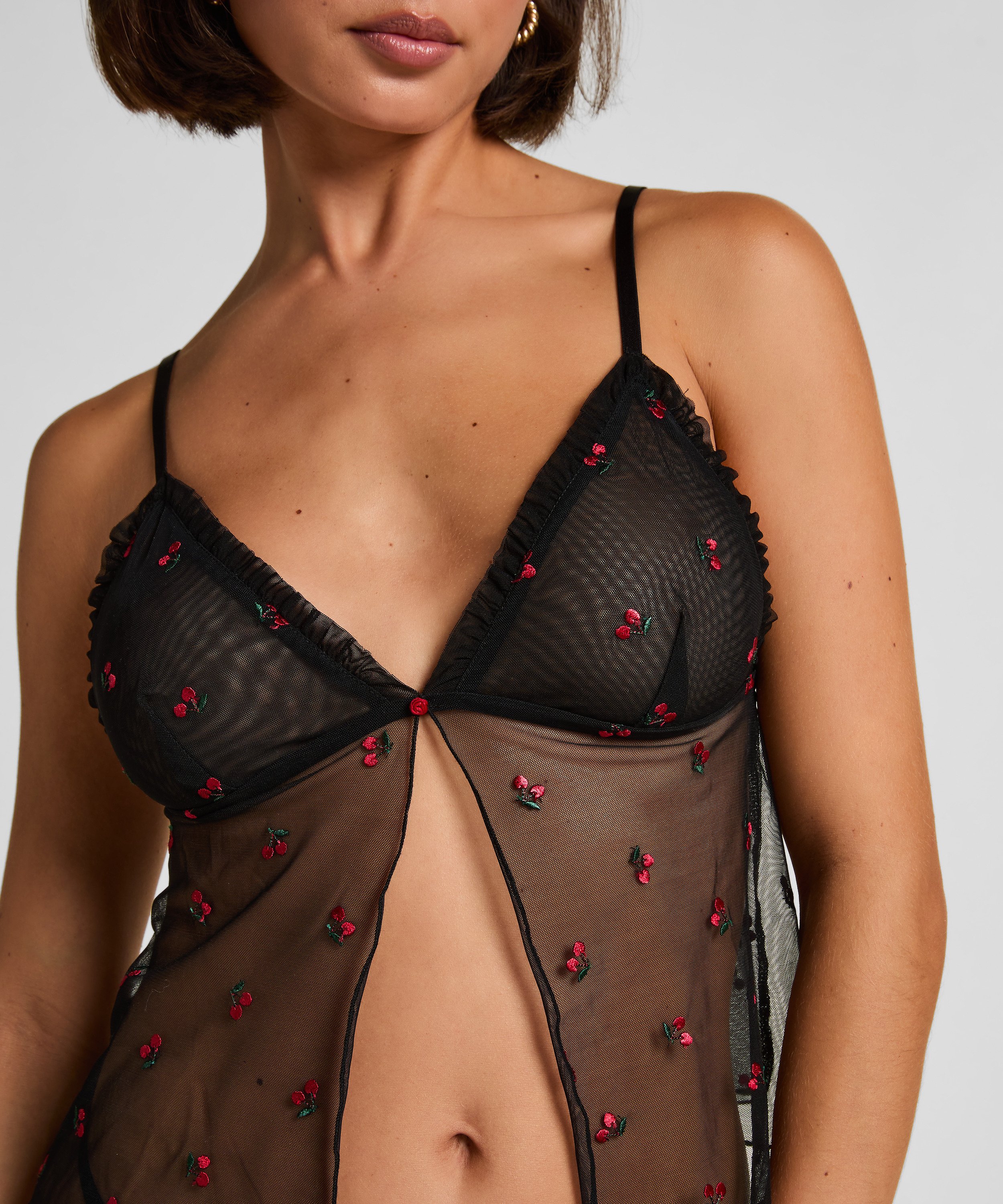 Cami Mesh Chelsey, Black, main