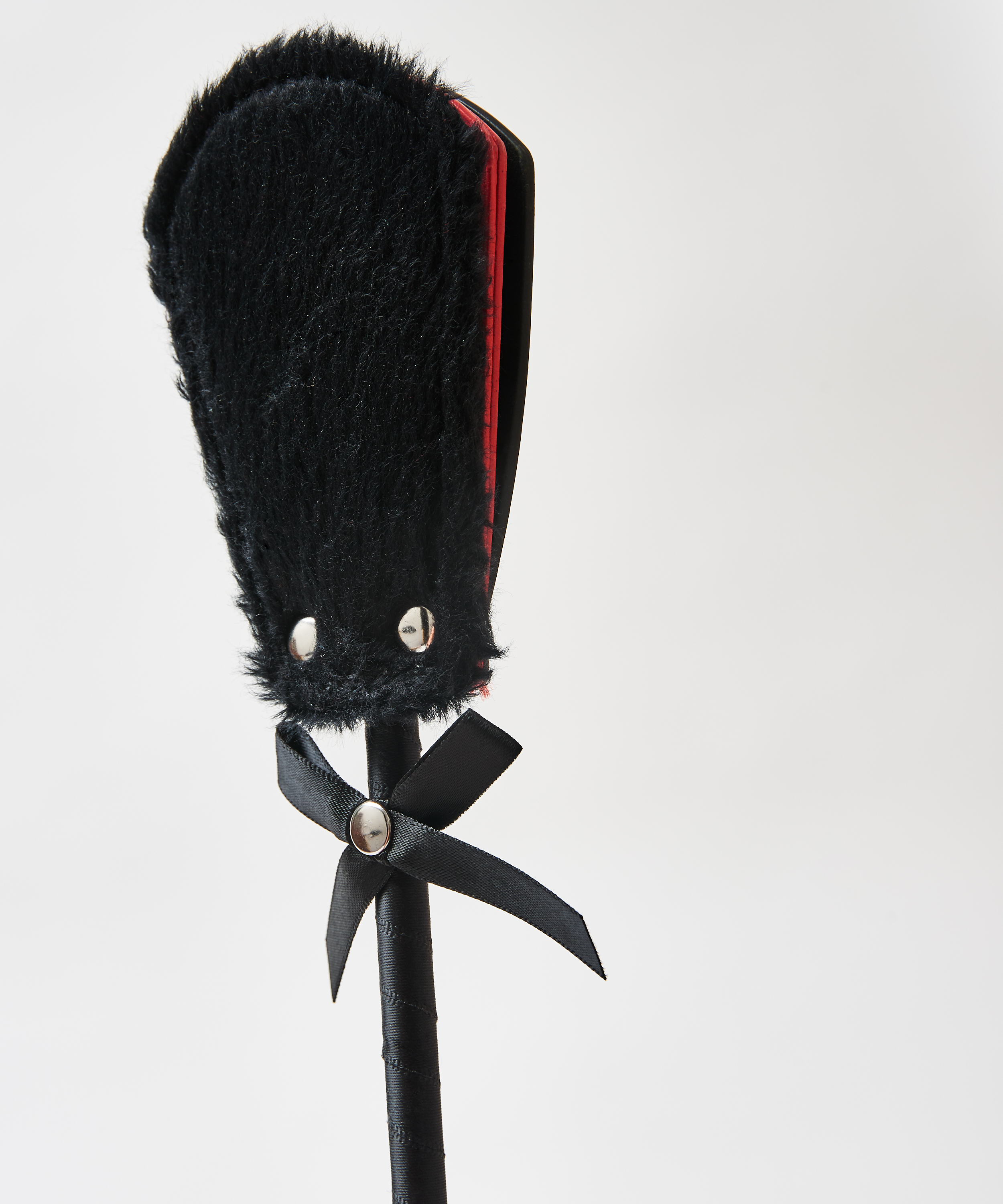 Private Fake Fur Whip, Black, main