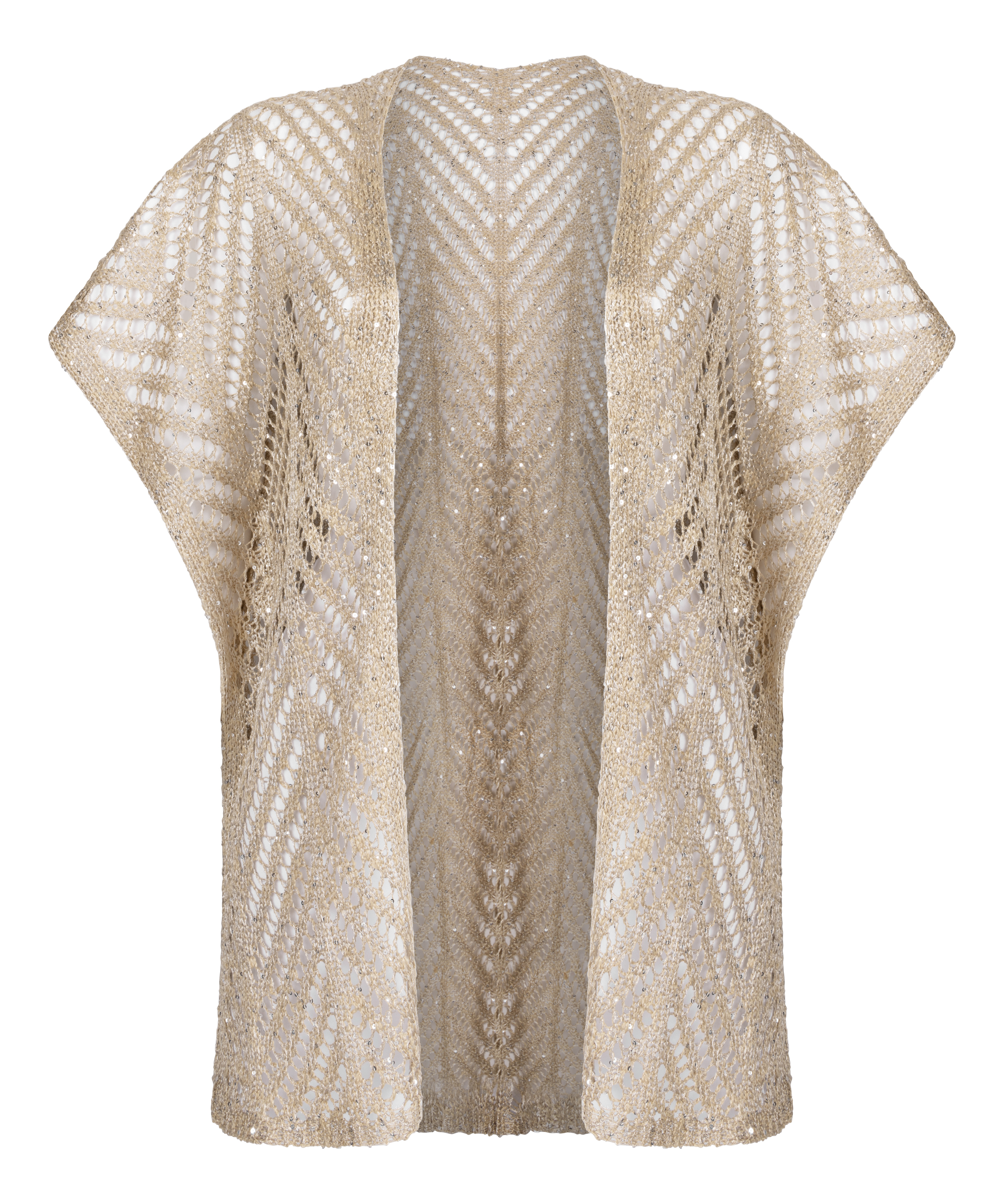 Beach Sequin Kaftan, Beige, main