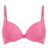 Plunge Padded Underwired Bra, Pink