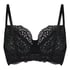 Marine Non-Padded Underwired Bra, Black