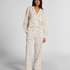 Pant Cotton Dot, White
