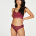 Invisible Brazilian Stripe mesh, Red