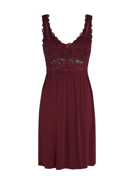 Nora Lace Slip Dress, Purple