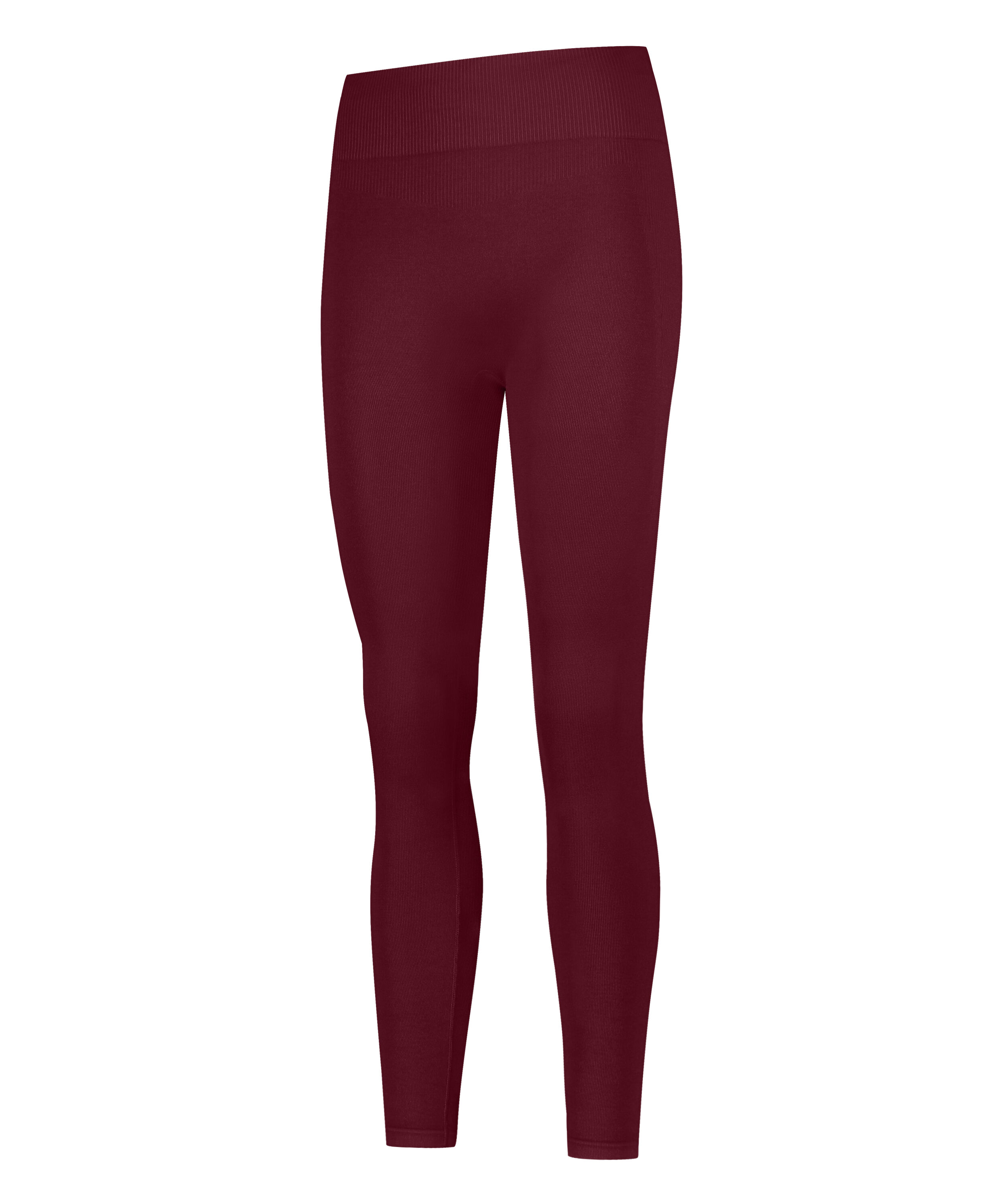 HKMX High waisted seamless sport legging, Red