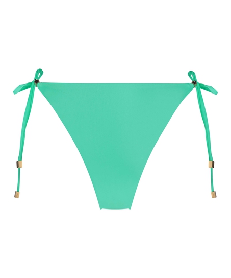 Doha High-Leg Bikini Bottoms, Green