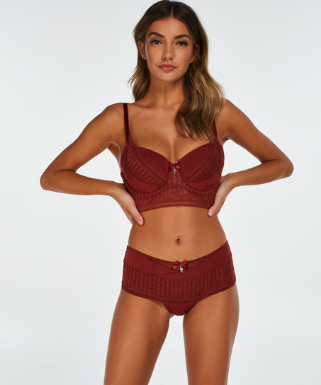 Padded Longline Underwired Bra Winnie I AM, Red
