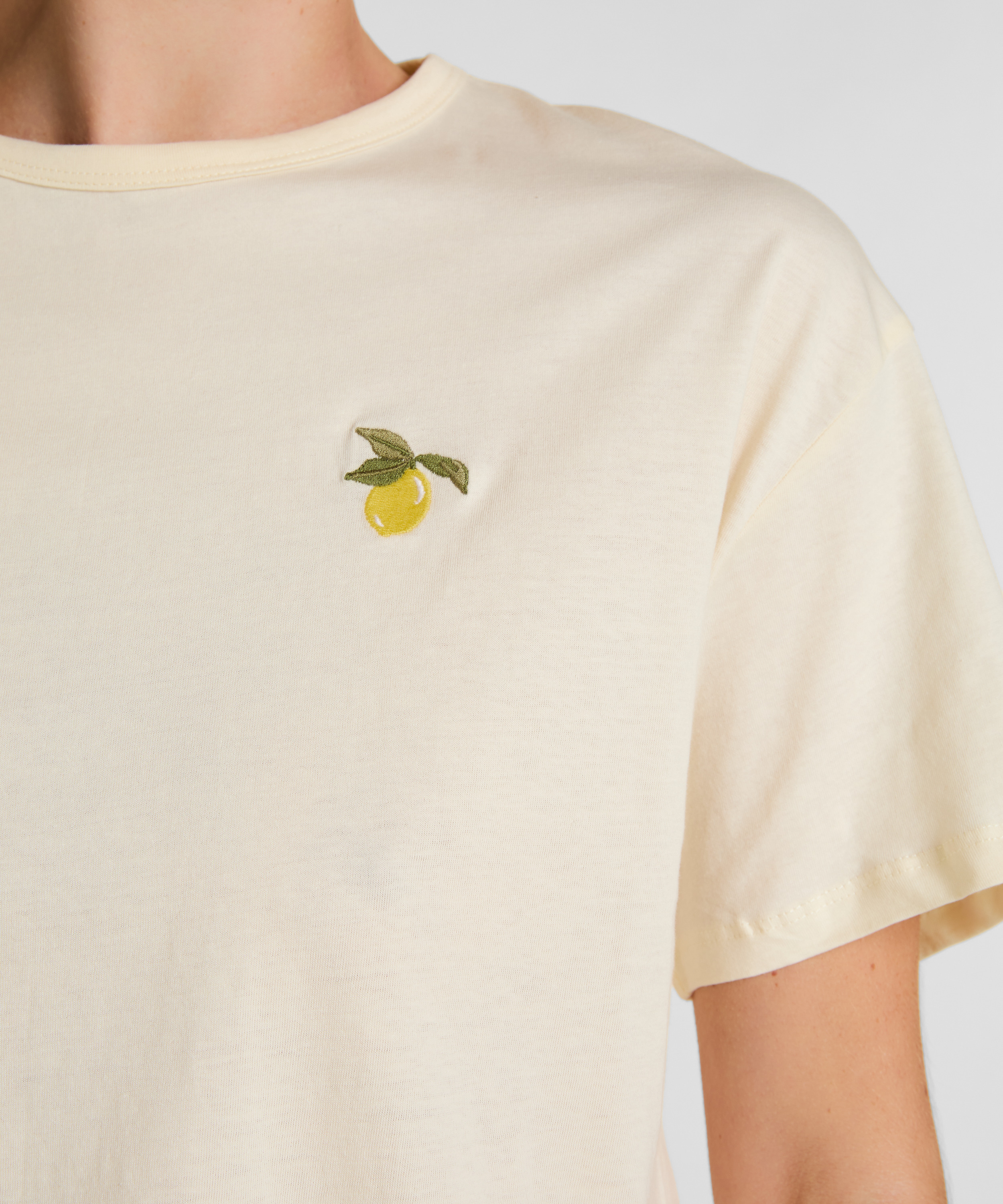 Pyjamaset Cotton, White, main