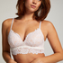 Shiloh Padded Longline Non-Underwired Bra, White