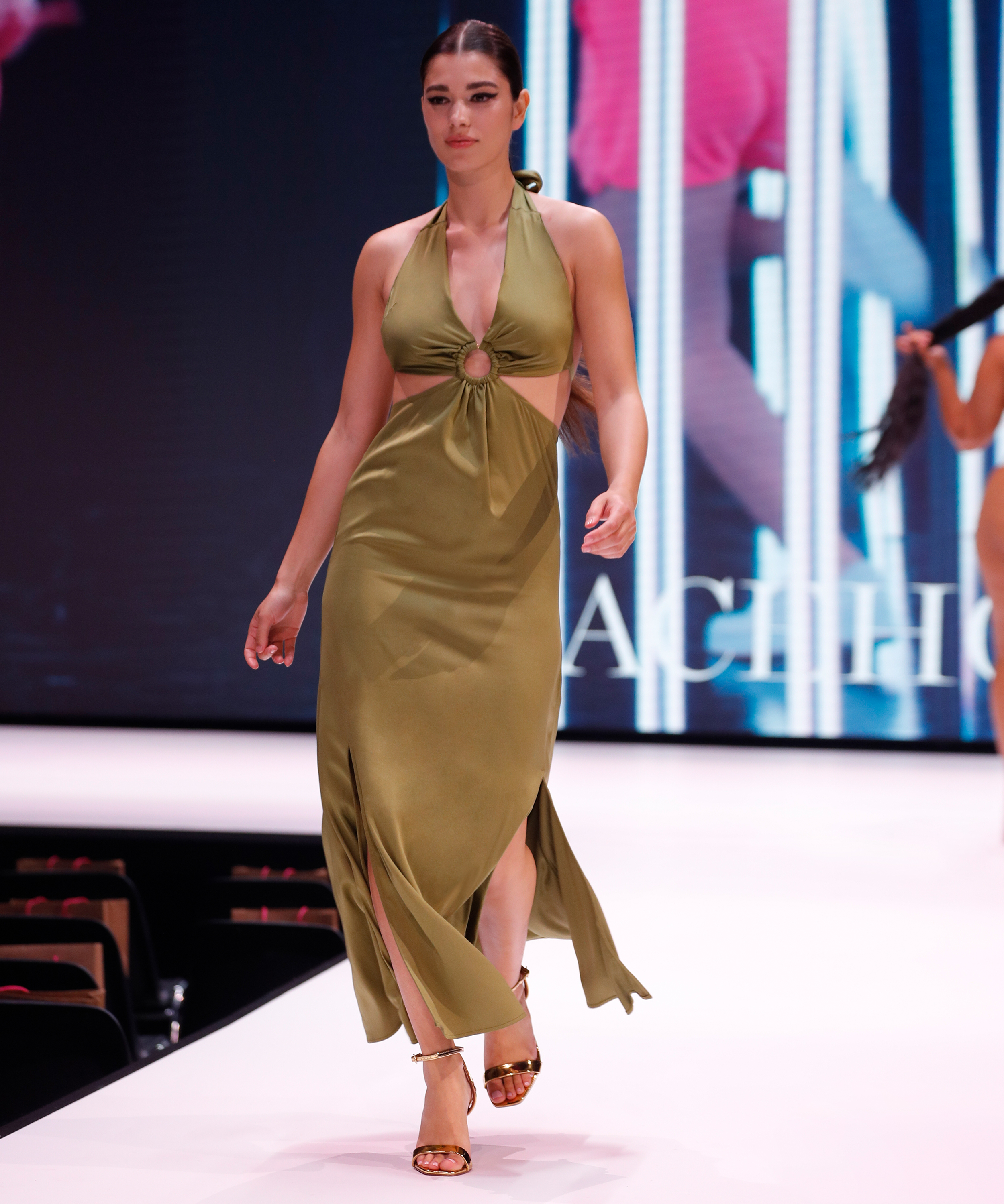 Maxi Dress, Green, main