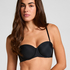 Jane Padded Strapless Underwired Bra, Black