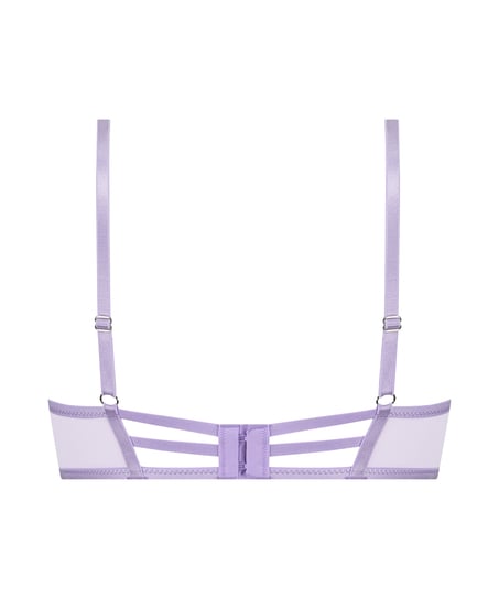 Lillia Non-Padded Underwired Longline Bra, Purple
