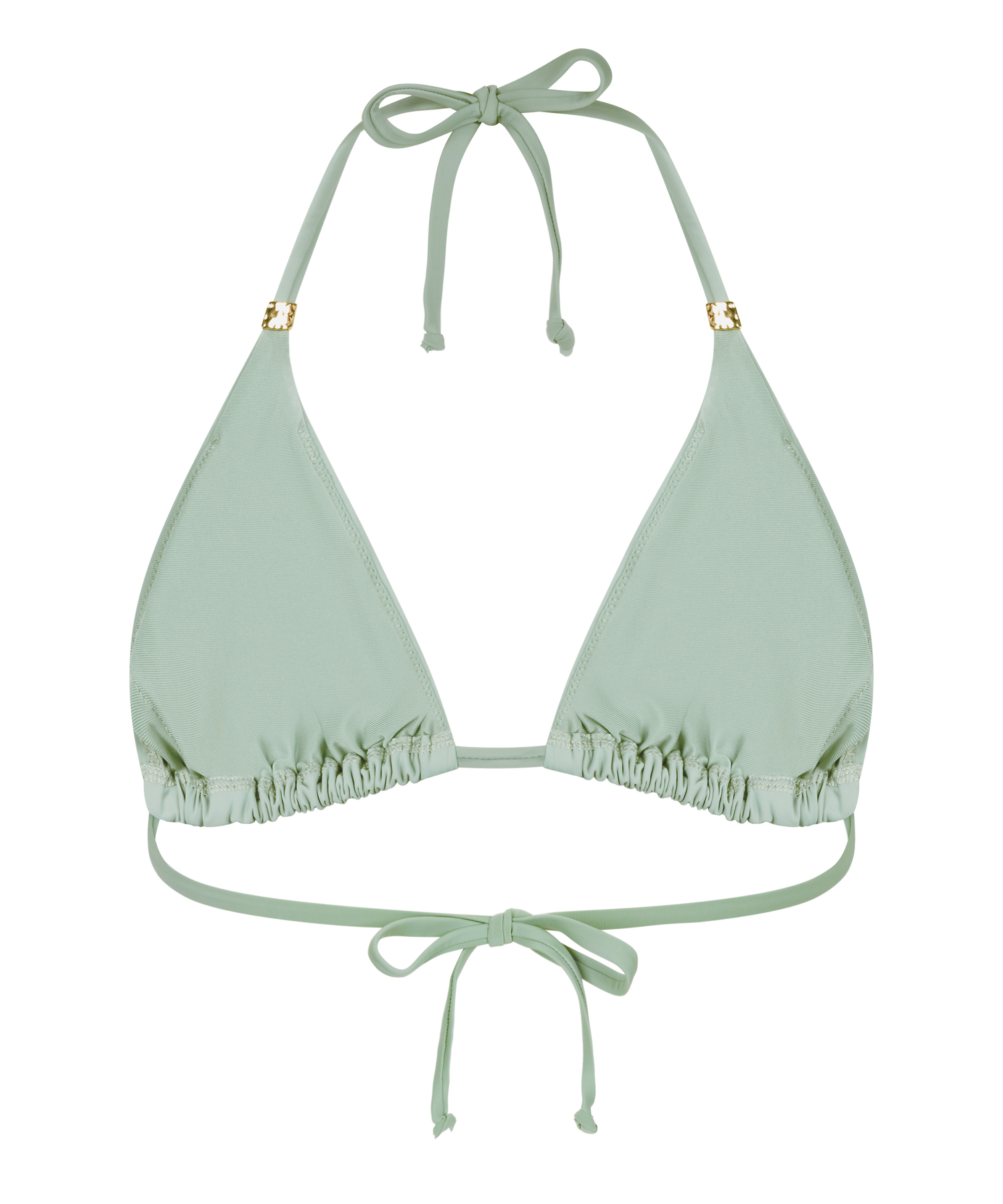 Triangle Bikini Top Luxe, Green, main