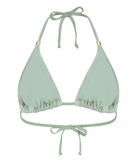 Triangle Bikini Top Luxe, Green
