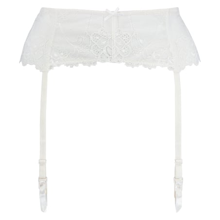 Suspenders, White