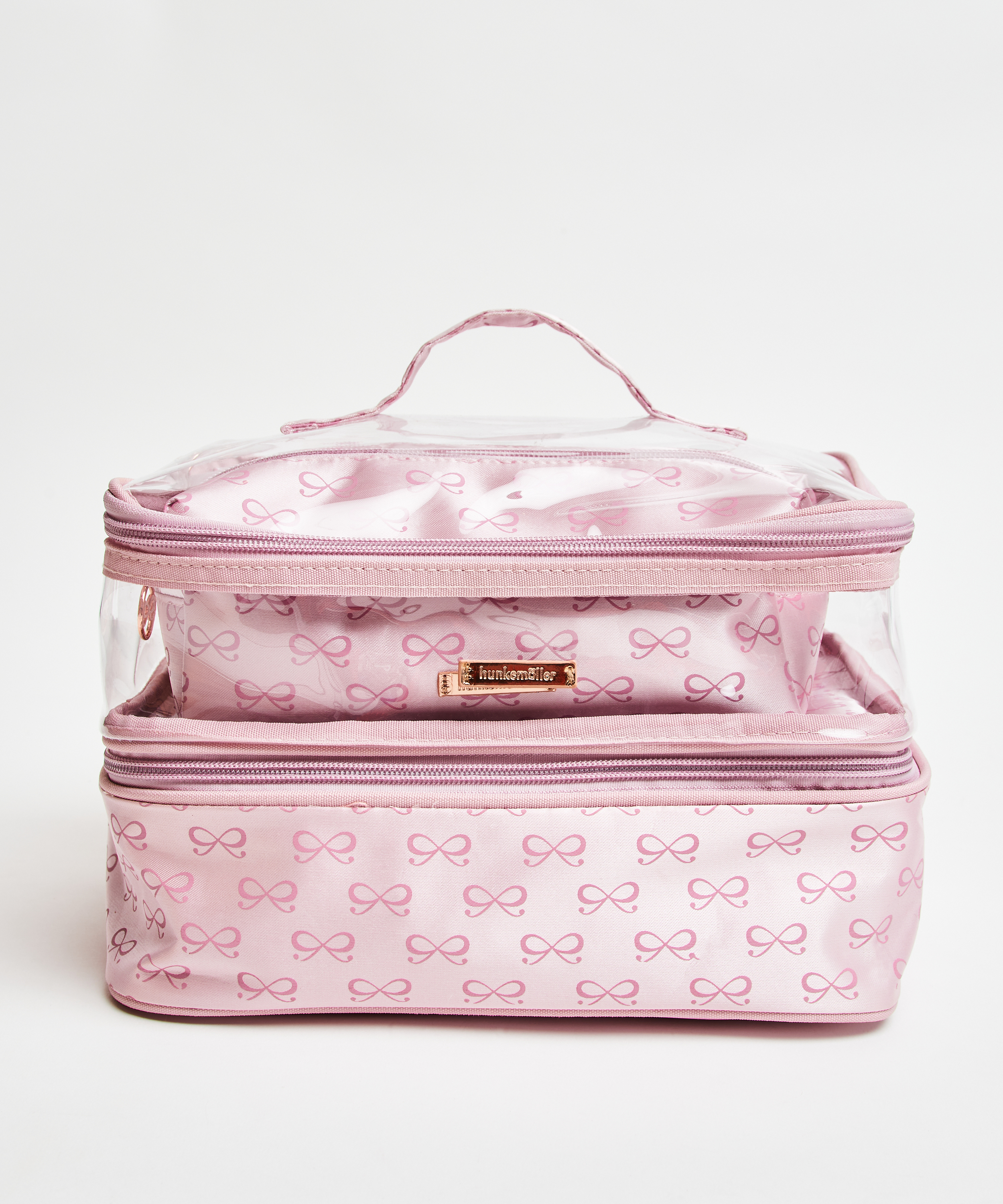 3 pack make-up bag, Pink, main