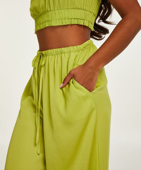 Flowy Trousers, Green