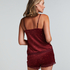 Velvet lace shorts, Purple