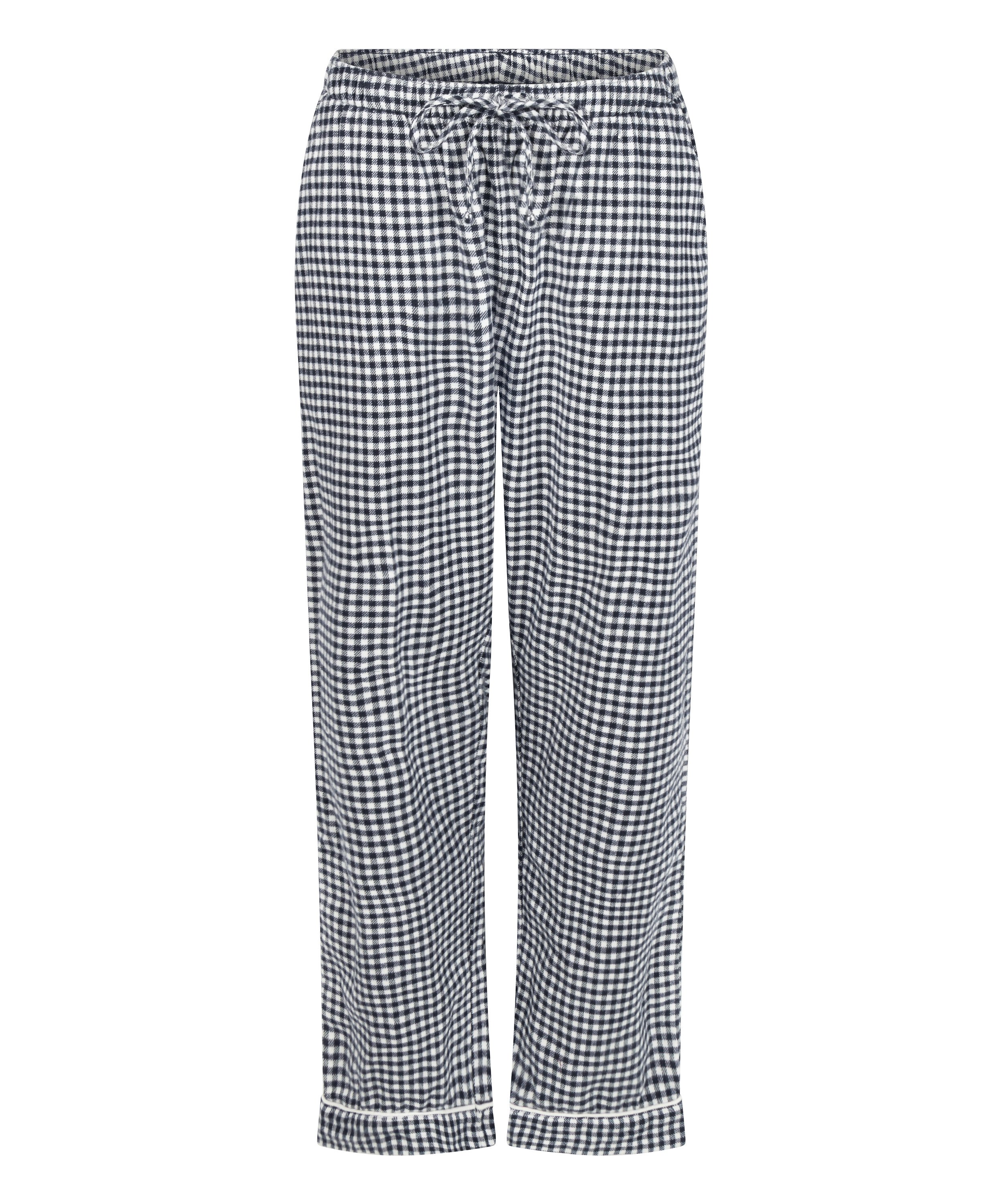 Flannel Pyjama Pants, Blue, main