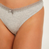 Cotton thong, Gray