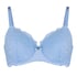 Marine Padded Underwired Bra, Blue