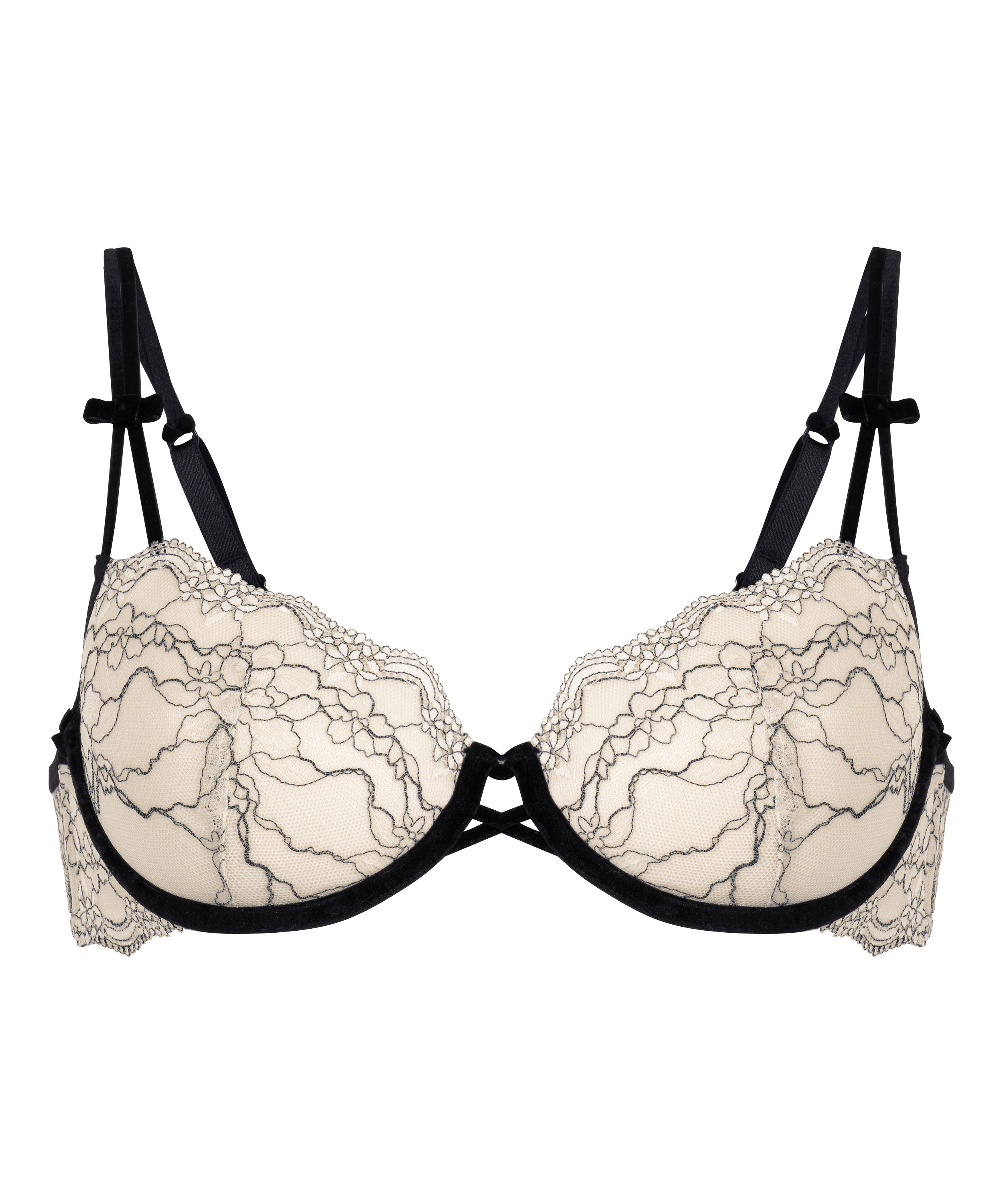 Agnes Padded Underwired Bra, White, main