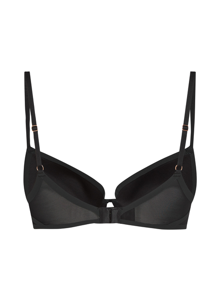 Essential Padded Underwired Push-Up Bra, Black