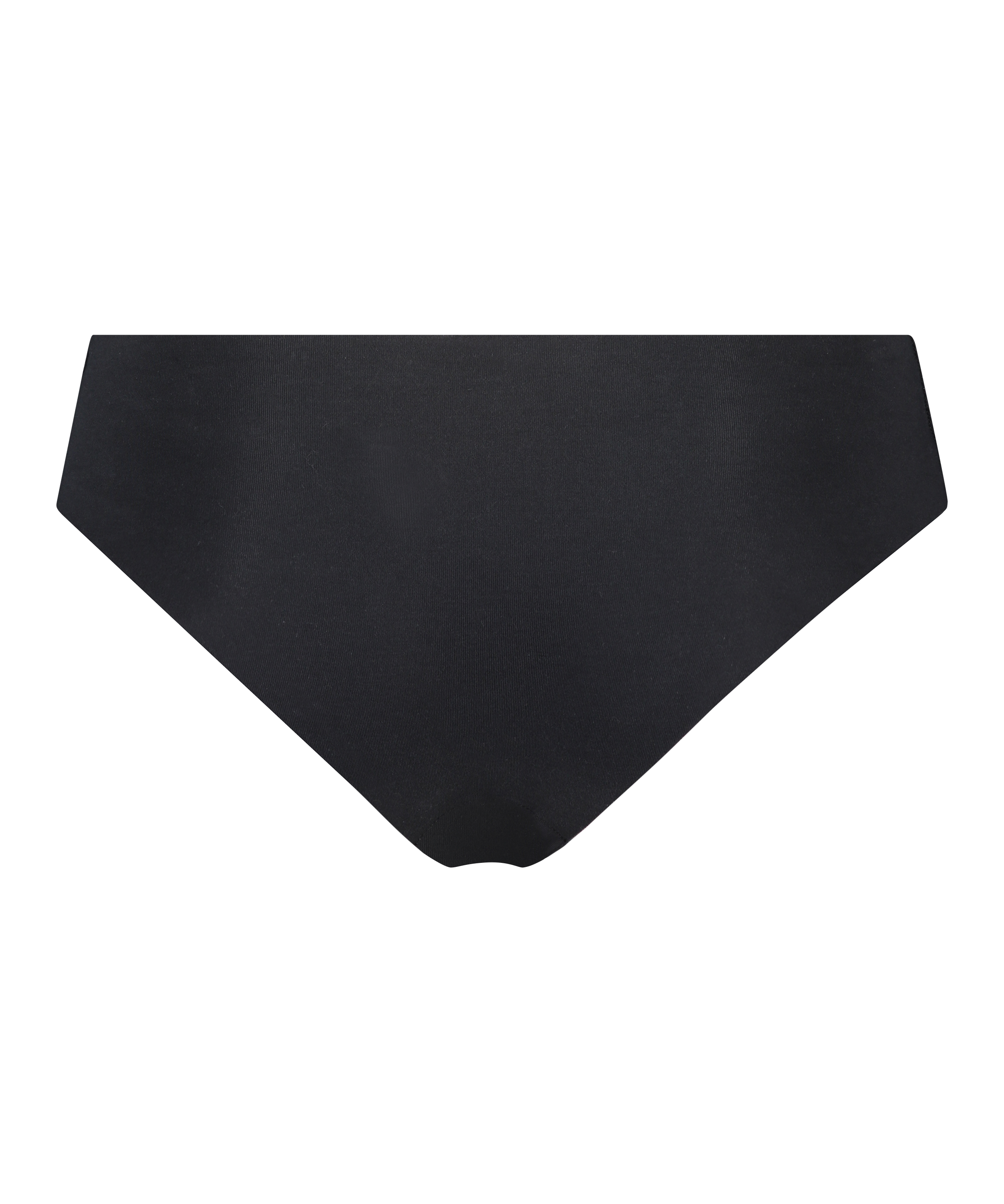 Invisible cotton knickers, Black, main