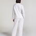 Jacquard Hearts Petite Pyjama Bottoms, White