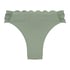 Scallop Rio Bikini Bottoms, Green