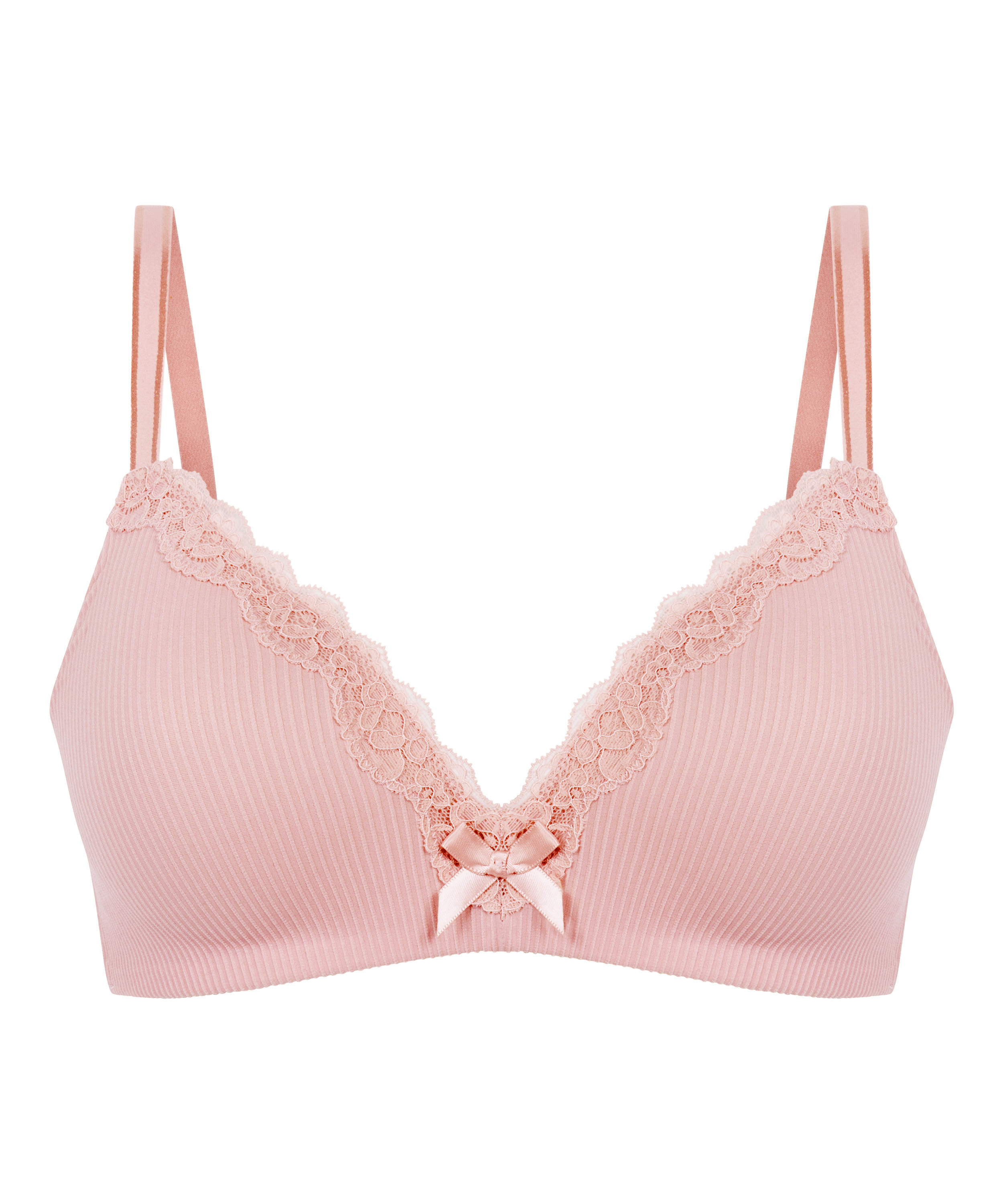 Lola Padded Non-Wired Bra, Pink, main