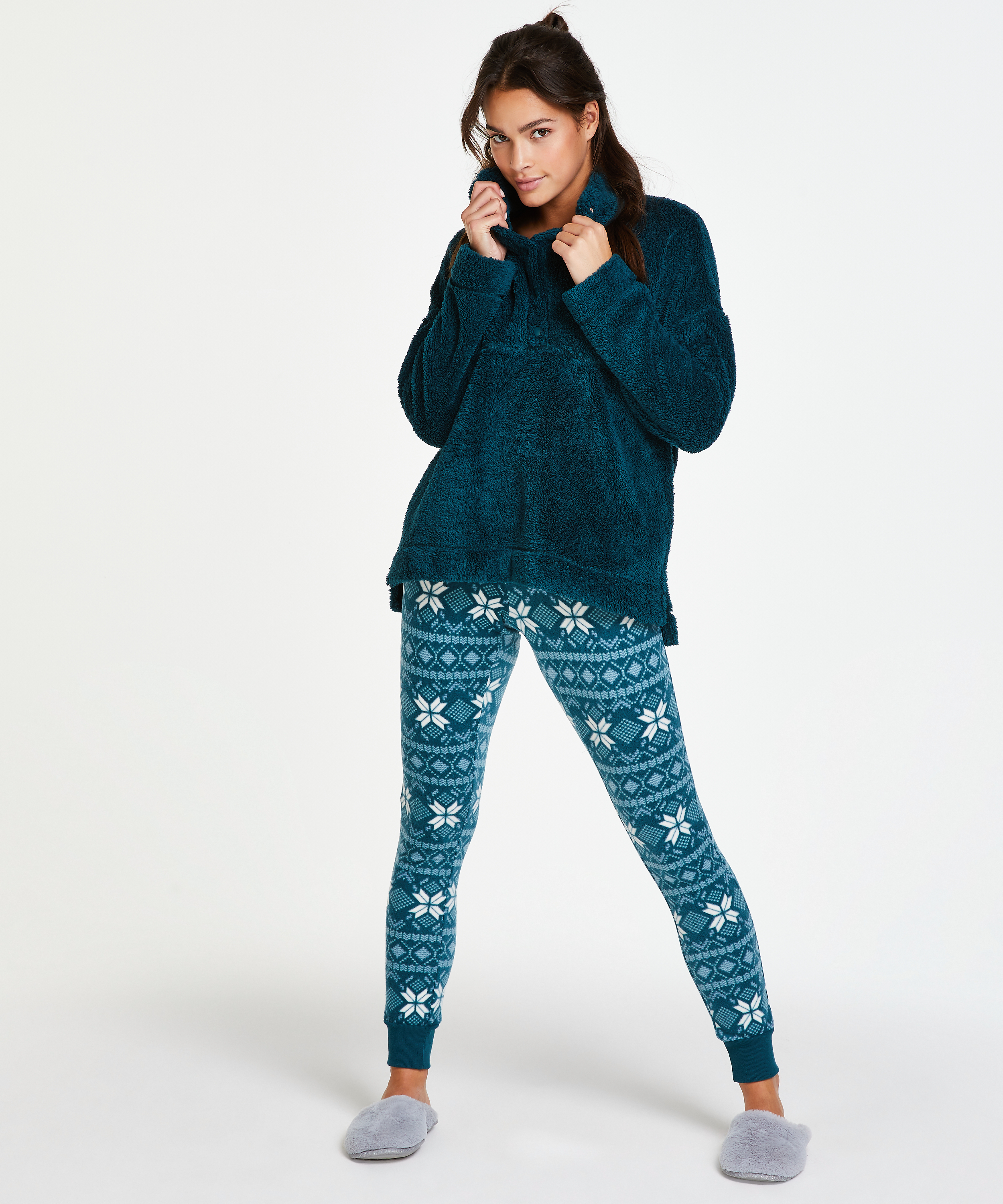 Fleece Snuggle Top, Blue, main