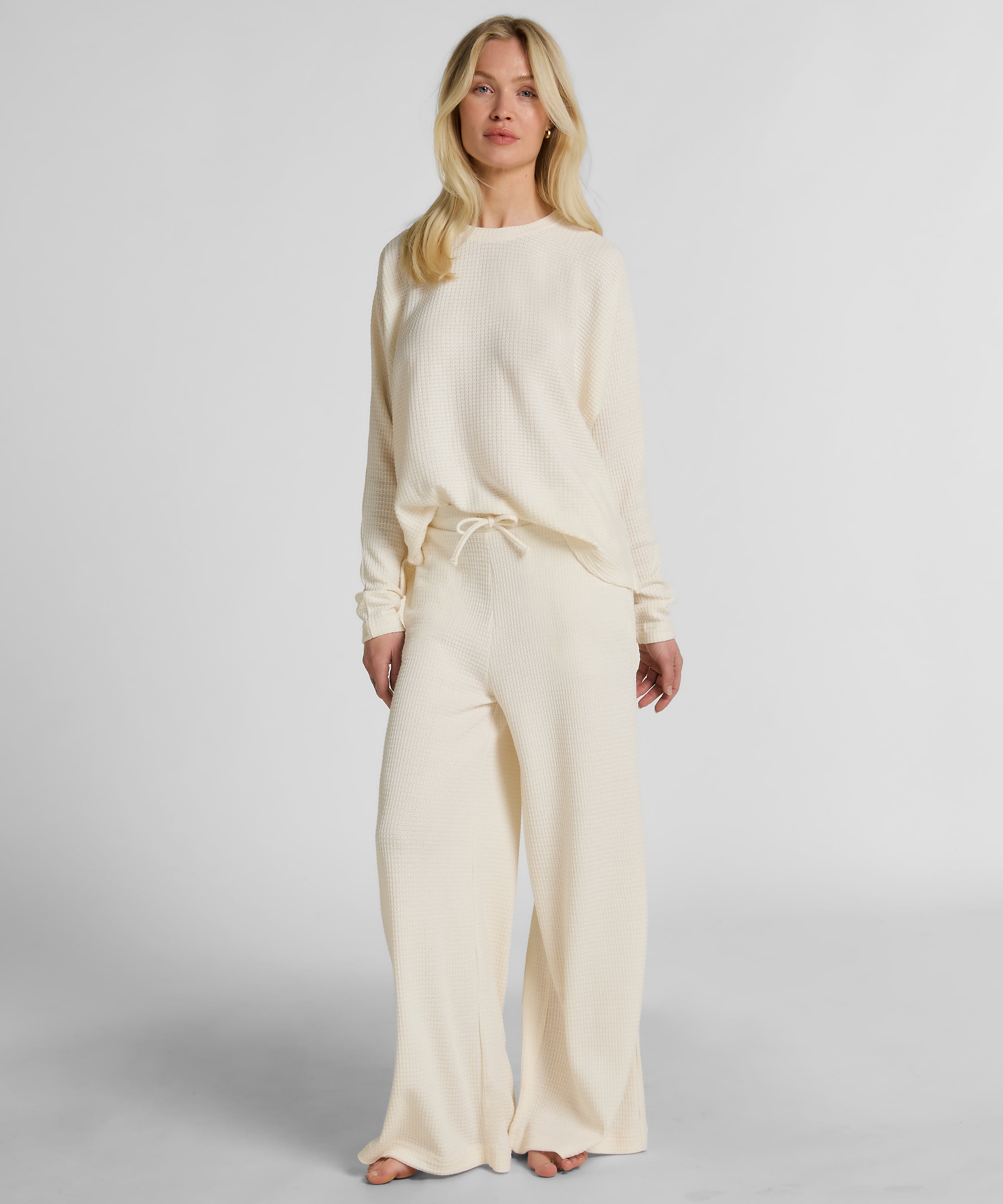 Pant Waffle Tracey, White, main