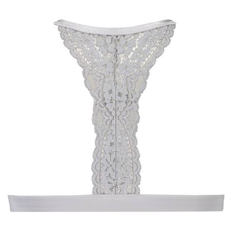 Marina Padded Triangle Bralette, Gray