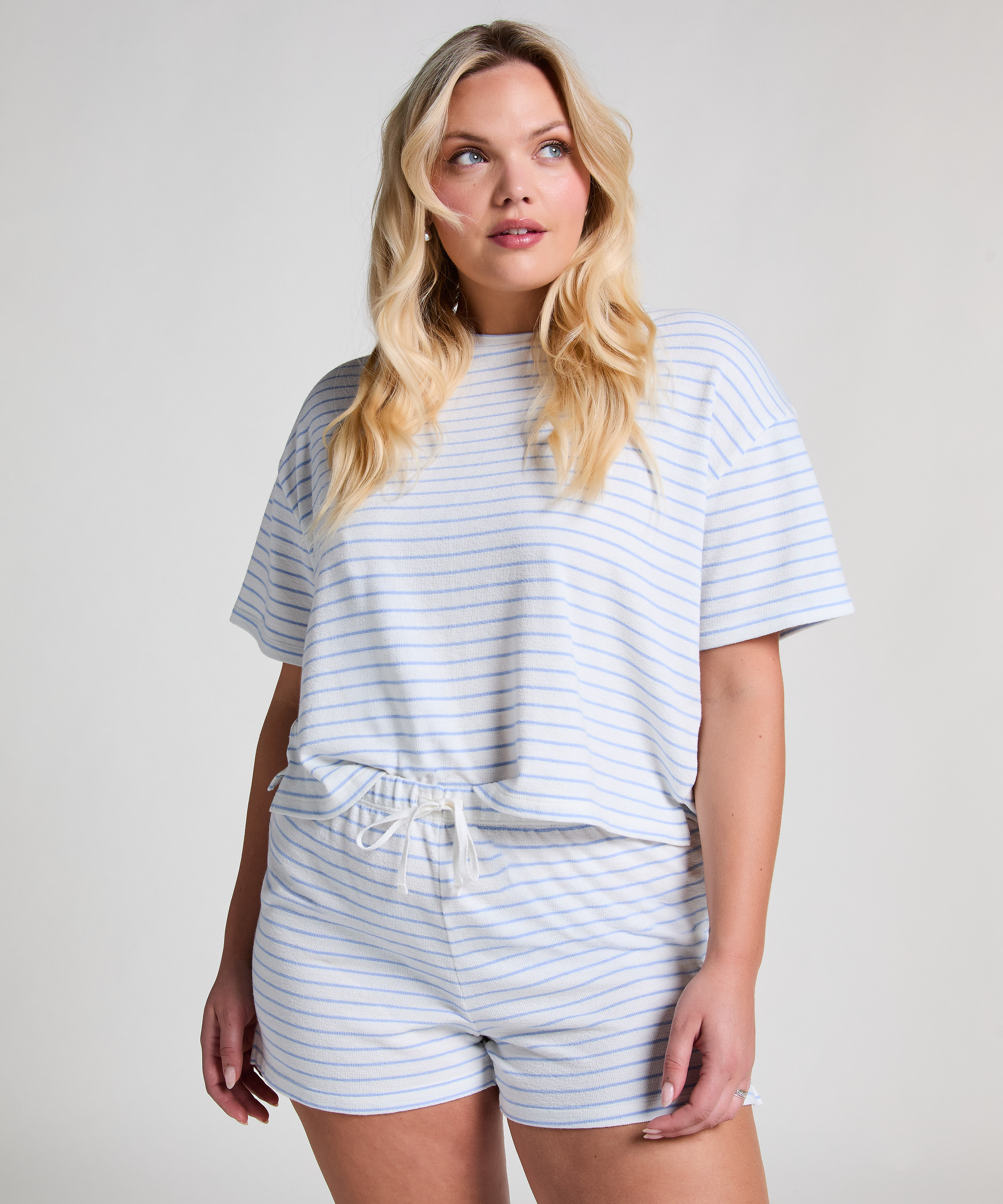 Pyjama Top, Blue, main