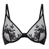 Hilton Non-Padded Underwired Bra, Black