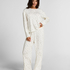 Pyjama Top Loose Pointelle, White