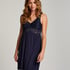 Nora Lace Slip Dress, Blue