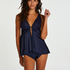 Mariah Satin Babydoll, Blue