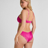 Lace & Shine Padded Underwired Bra, Pink