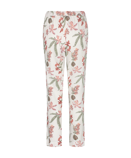 Petite Woven pyjama bottoms, White