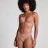 Plunge Padded Underwired Bra, Brown