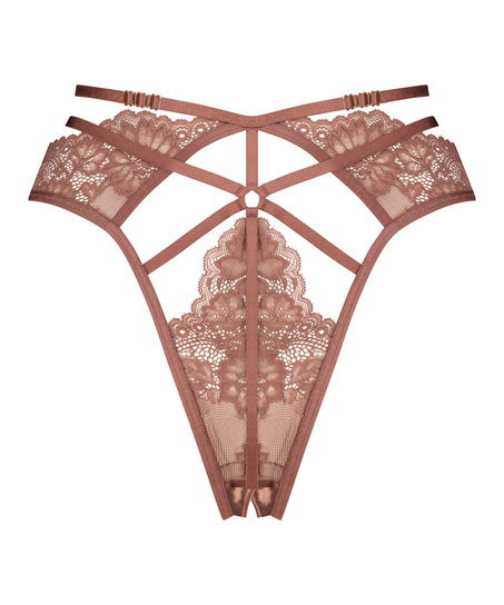 Roxanne Open Crotch Brazilian, Purple